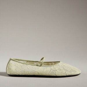 Jeffrey Campbell Swan-Lake Lace Flats